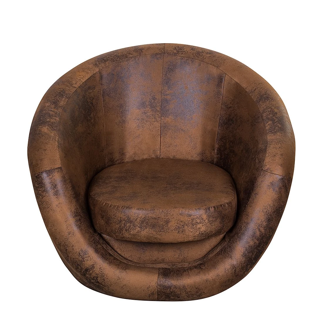 Fredriks Drehsessel Marvin - Antiklederoptik Braun 6 Fredriks Drehsessel Marvin - Antiklederoptik Braun – Bild 6