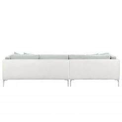 Fredriks Ecksofa Agueada IV Kunstleder / Webstoff - Weiß / Silber - Longchair davorstehend links 22 Fredriks Ecksofa Agueada IV Kunstleder / Webstoff - Weiß / Silber - Longchair davorstehend links -Wohnzimmermöbel boutique en ligne ecksofa agueada iv kunstleder webstoff longchair davorstehend links weiss silber 4366204