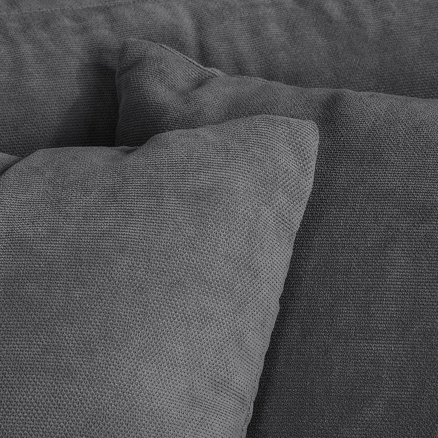 Loftscape Ecksofa Agueda II Webstoff - Dunkelgrau - Longchair davorstehend links 12 Loftscape Ecksofa Agueda II Webstoff - Dunkelgrau - Longchair davorstehend links – Bild 12