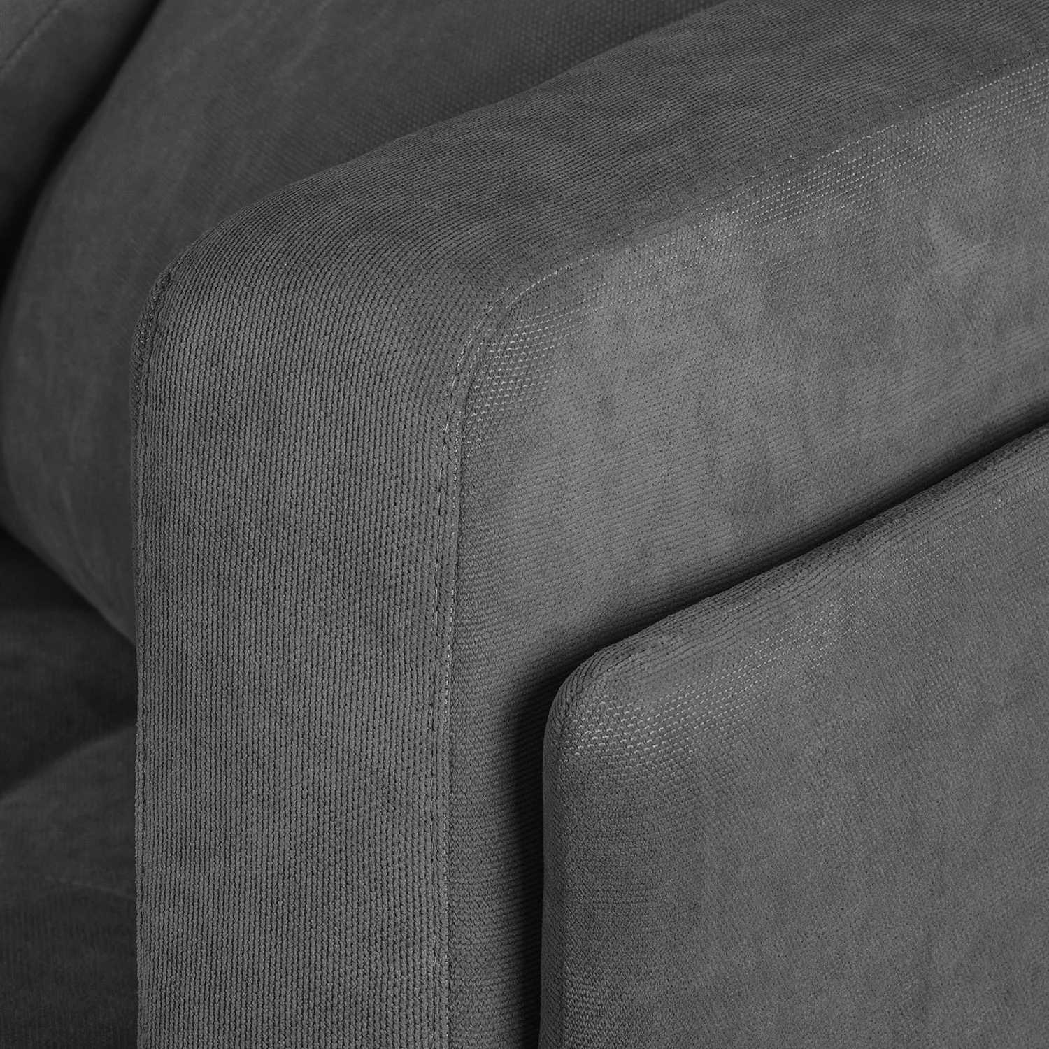 Loftscape Ecksofa Agueda II Webstoff - Dunkelgrau - Longchair davorstehend links 19 Loftscape Ecksofa Agueda II Webstoff - Dunkelgrau - Longchair davorstehend links – Bild 19