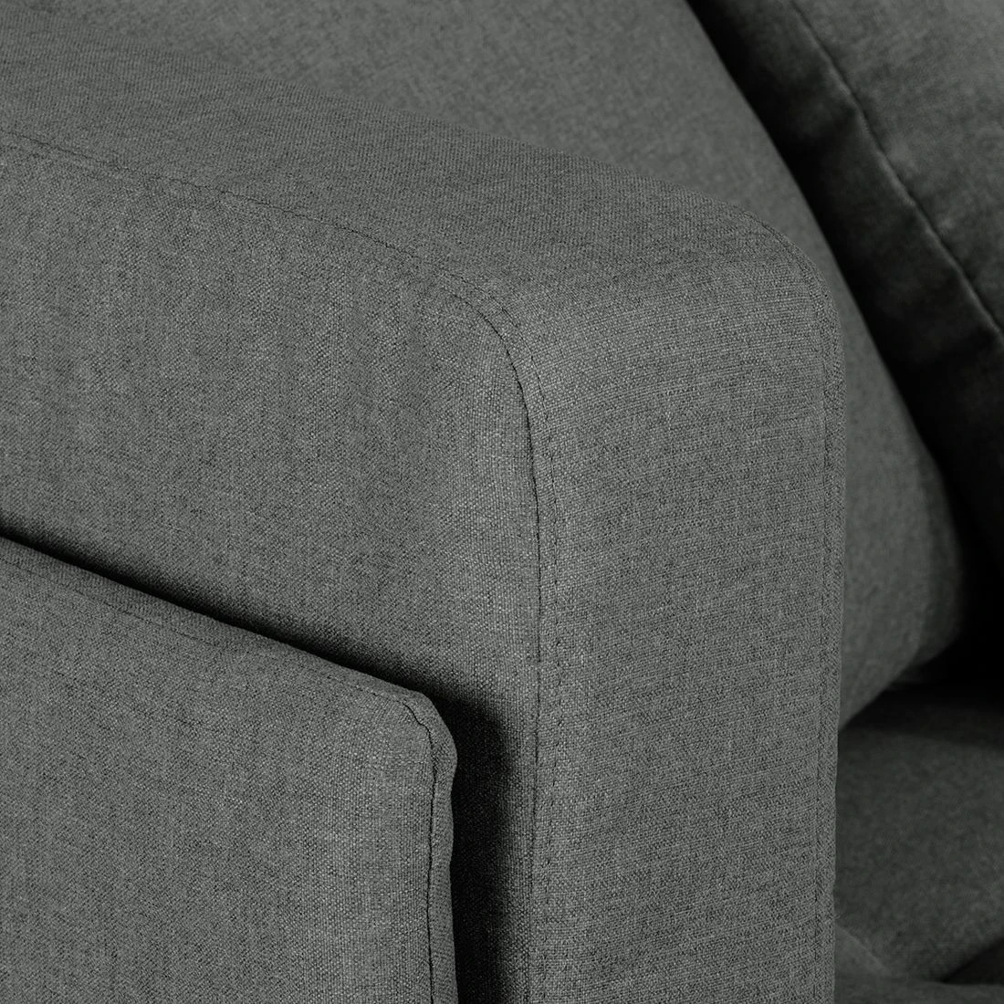 Fredriks Ecksofa Agueda I Webstoff - Anthrazit - Longchair davorstehend rechts 7 Fredriks Ecksofa Agueda I Webstoff - Anthrazit - Longchair davorstehend rechts – Bild 7