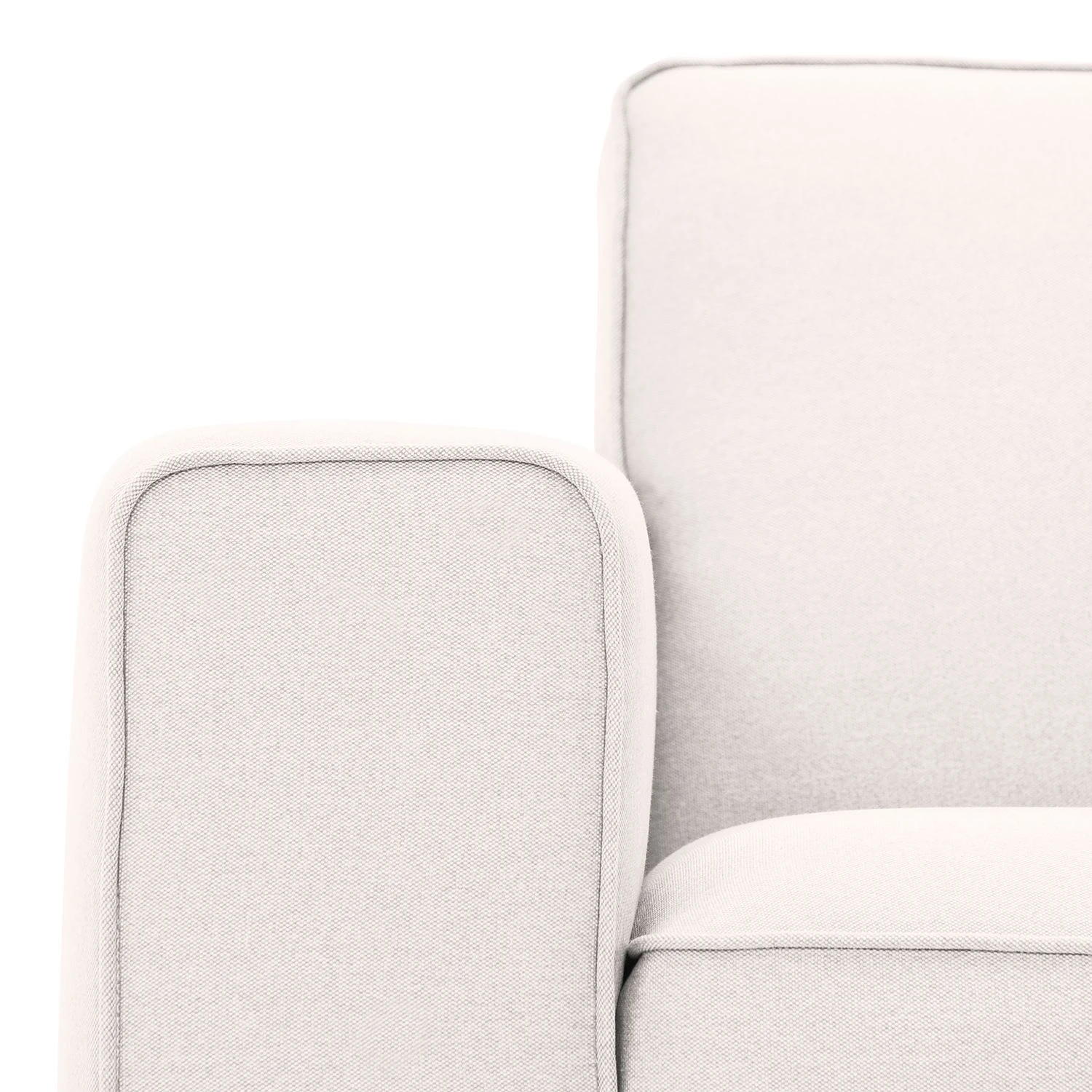 Studio Copenhagen Ecksofa Ampio I Webstoff - Stoff Floreana: Beige - Longchair davorstehend rechts - Schwarz 4 Studio Copenhagen Ecksofa Ampio I Webstoff - Stoff Floreana: Beige - Longchair davorstehend rechts - Schwarz – Bild 4