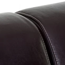 Maison Belfort Ecksofa Ballina Echtleder - Dunkelbraun - Longchair davorstehend rechts -Wohnzimmermöbel boutique en ligne ecksofa ballina echtleder longchair ottomane davorstehend rechts dunkelbraun 2490390