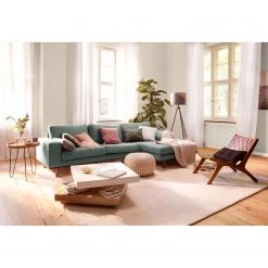 Mørteens Ecksofa Billund I Webstoff - Petrol / Grau - Longchair davorstehend rechts -Wohnzimmermöbel boutique en ligne ecksofa billund i webstoff longchair davorstehend rechts petrolgrau 4743440