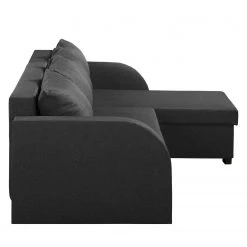 Fredriks Ecksofa Bodney (mit Schlaffunktion) - Flachgewebe -Wohnzimmermöbel boutique en ligne ecksofa bodney mit schlaffunktion flachgewebe longchair davorstehend rechts dunkelgrau 5053820