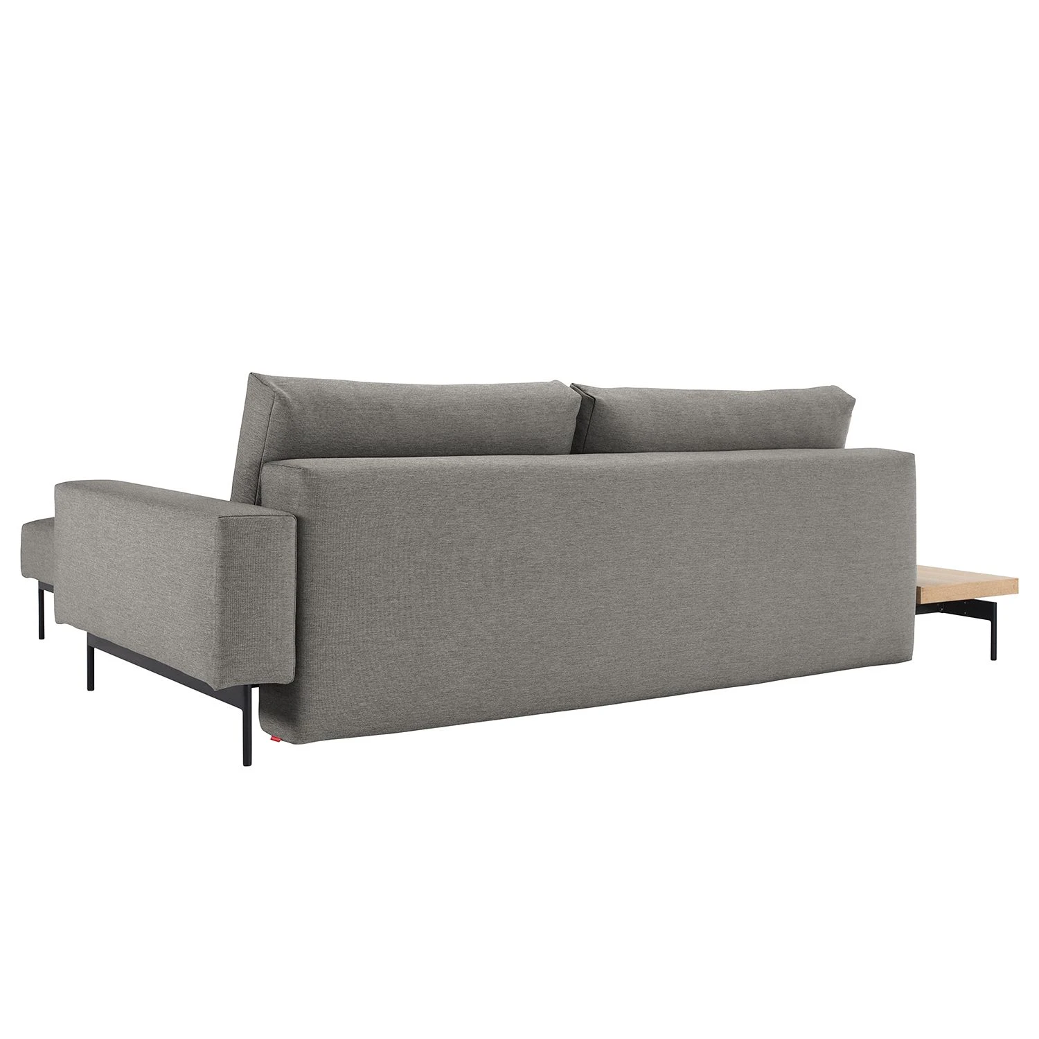 Innovation Möbel Ecksofa Bragi mit Tisch Webstoff - (mit Schlaffunktion) - Stoff Flashtex: Light Grey 5 Innovation Möbel Ecksofa Bragi mit Tisch Webstoff - (mit Schlaffunktion) - Stoff Flashtex: Light Grey – Bild 5