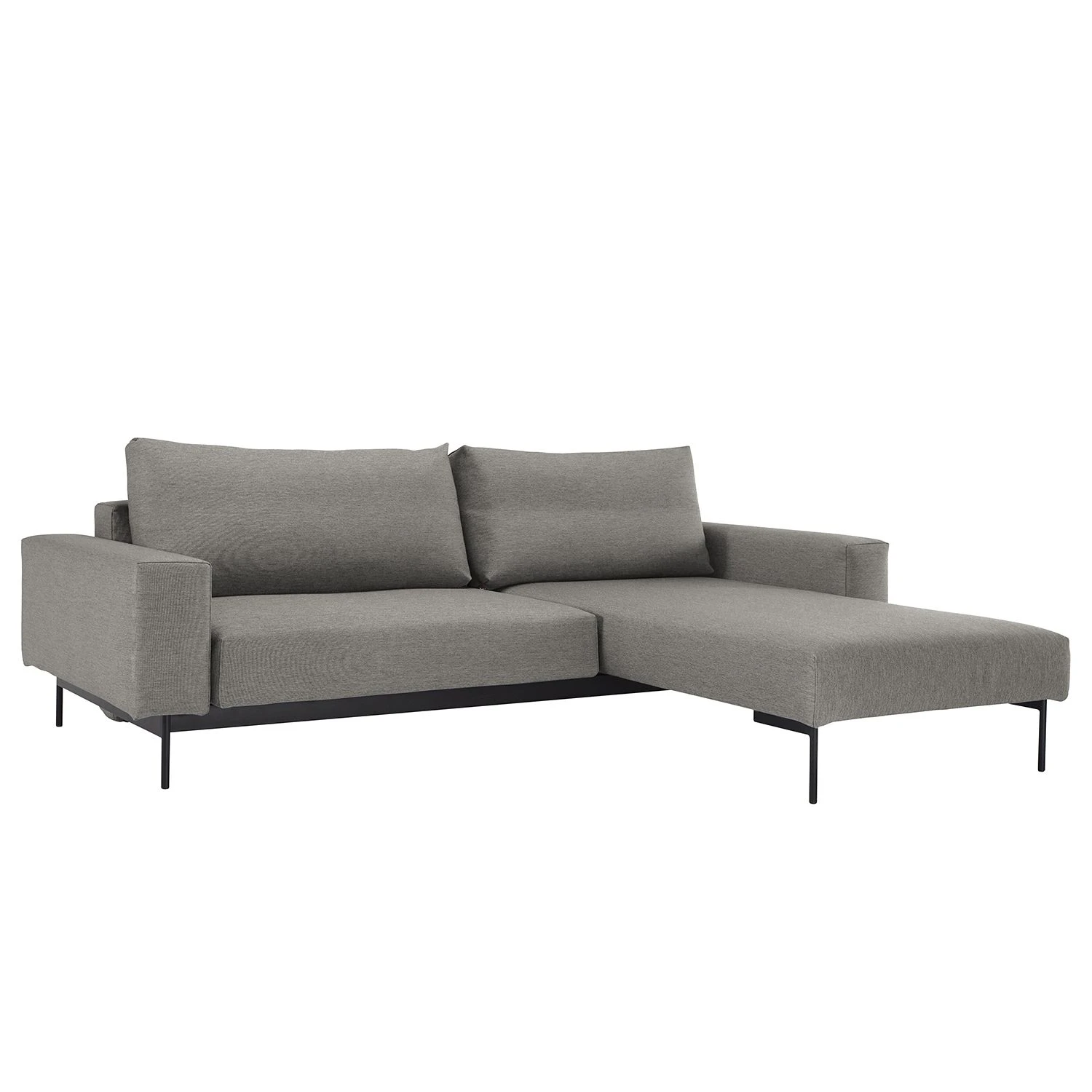 Innovation Möbel Ecksofa Bragi Webstoff - (mit Schlaffunktion) - Stoff Flashtex: Light Grey 1 Innovation Möbel Ecksofa Bragi Webstoff - (mit Schlaffunktion) - Stoff Flashtex: Light Grey
