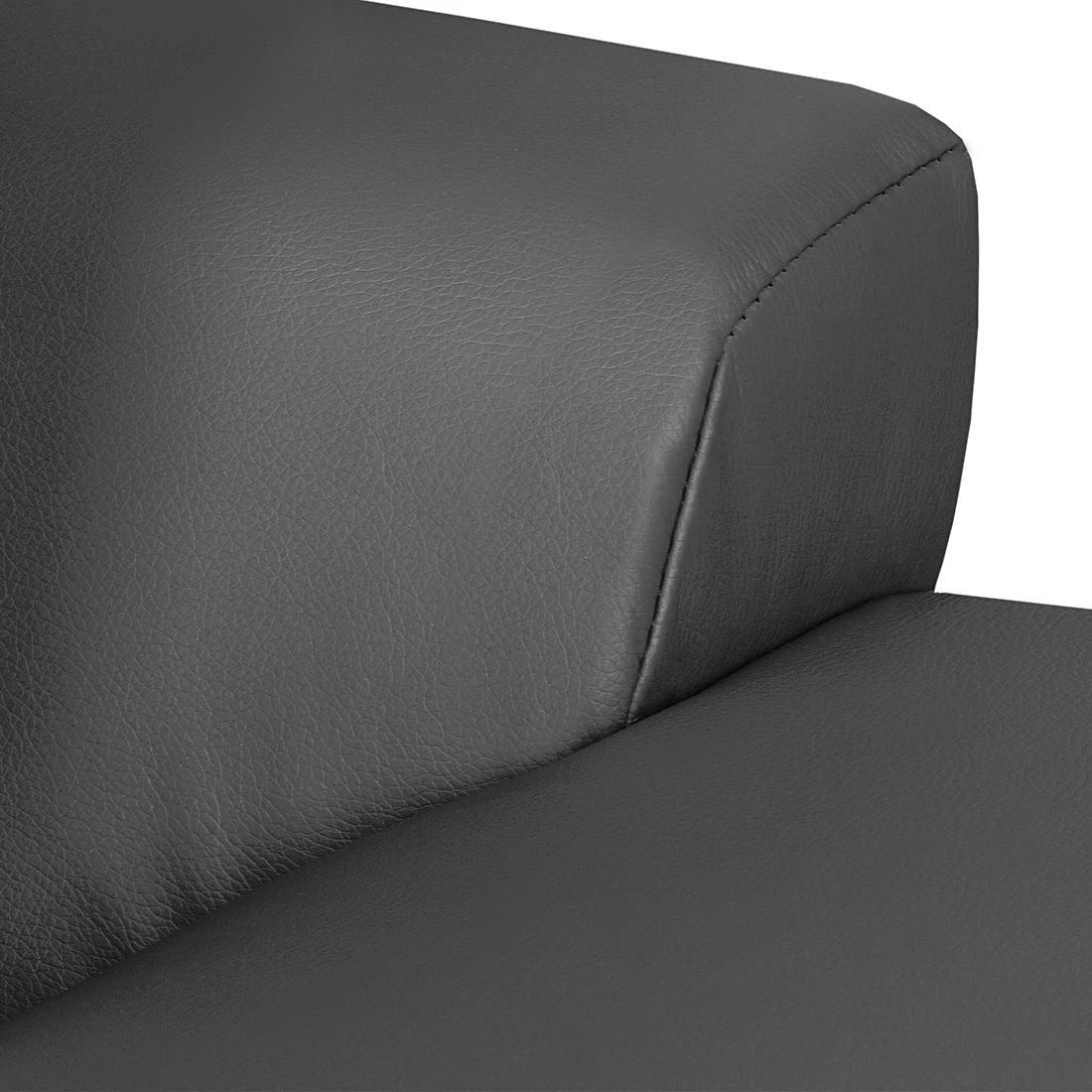 Roomscape Ecksofa Tosya - Kunstleder Anthrazith/Strukturstoff Grau - Ottomane davorstehend links 13 Roomscape Ecksofa Tosya - Kunstleder Anthrazith/Strukturstoff Grau - Ottomane davorstehend links – Bild 13