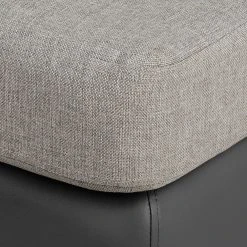 Roomscape Ecksofa Tosya - Kunstleder Anthrazit/Strukturstoff Grau - Ottomane davorstehend rechts -Wohnzimmermöbel boutique en ligne ecksofa brandon kunstleder anthrazit ottomane davorstehend rechts 395065