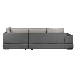 Roomscape Ecksofa Tosya - Kunstleder Anthrazit/Strukturstoff Grau - Ottomane davorstehend rechts -Wohnzimmermöbel boutique en ligne ecksofa brandon kunstleder anthrazit ottomane davorstehend rechts 395067