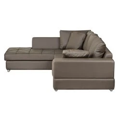 Roomscape Ecksofa Tosya - Kunstleder Braun - Ottomane davorstehend links -Wohnzimmermöbel boutique en ligne ecksofa brandon kunstleder braun ottomane davorstehend links 373639