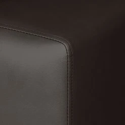 Roomscape Ecksofa Tosya - Kunstleder Dunkelbraun/Strukturstoff Grau - Ottomane davorstehend links -Wohnzimmermöbel boutique en ligne ecksofa brandon kunstleder dunkelbraun ottomane davorstehend links 395112