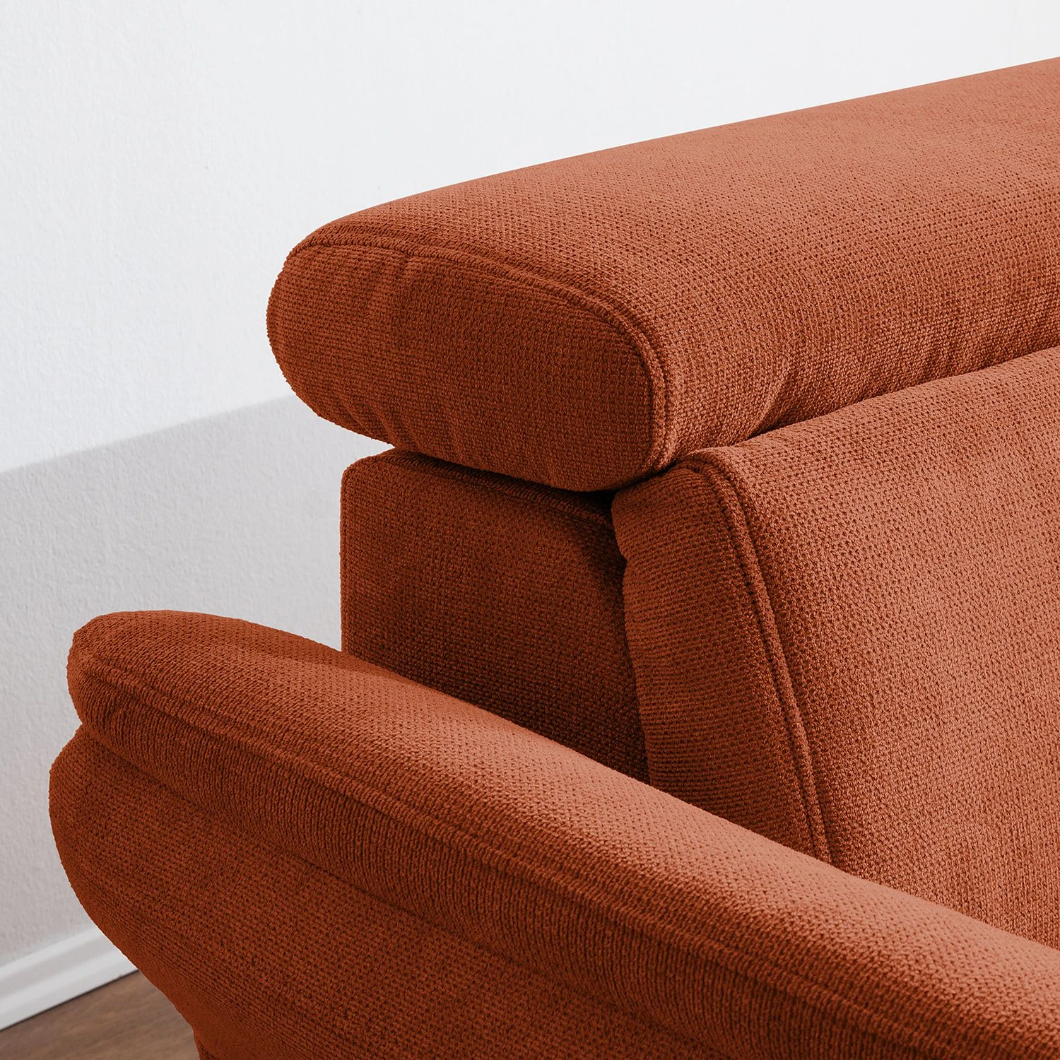 Fredriks Ecksofa Calang Webstoff - Honigbraun - Ottomane davorstehend rechts - Bettkasten - Schlaffunktion 14 Fredriks Ecksofa Calang Webstoff - Honigbraun - Ottomane davorstehend rechts - Bettkasten - Schlaffunktion – Bild 14