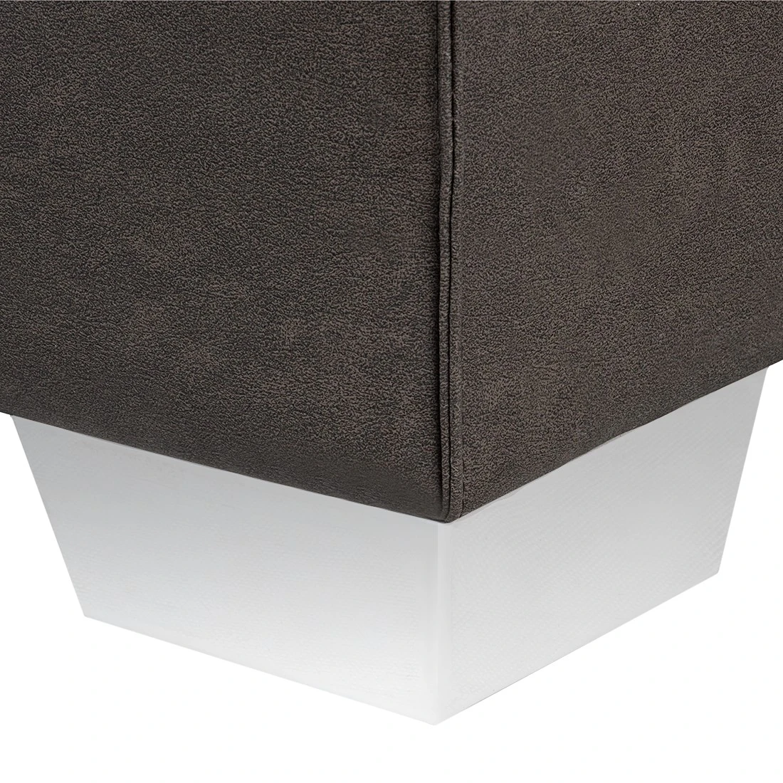 Loftscape Ecksofa Calli - Kunstleder Dunkelbraun - Longchair davorstehend links 12 Loftscape Ecksofa Calli - Kunstleder Dunkelbraun - Longchair davorstehend links – Bild 12