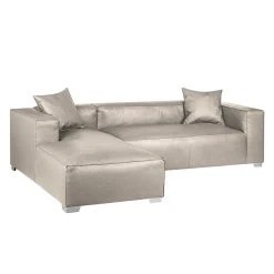 Loftscape Ecksofa Calli - Kunstleder Grau - Longchair davorstehend links -Wohnzimmermöbel boutique en ligne ecksofa calli kunstleder grau longchair davorstehend links 394707
