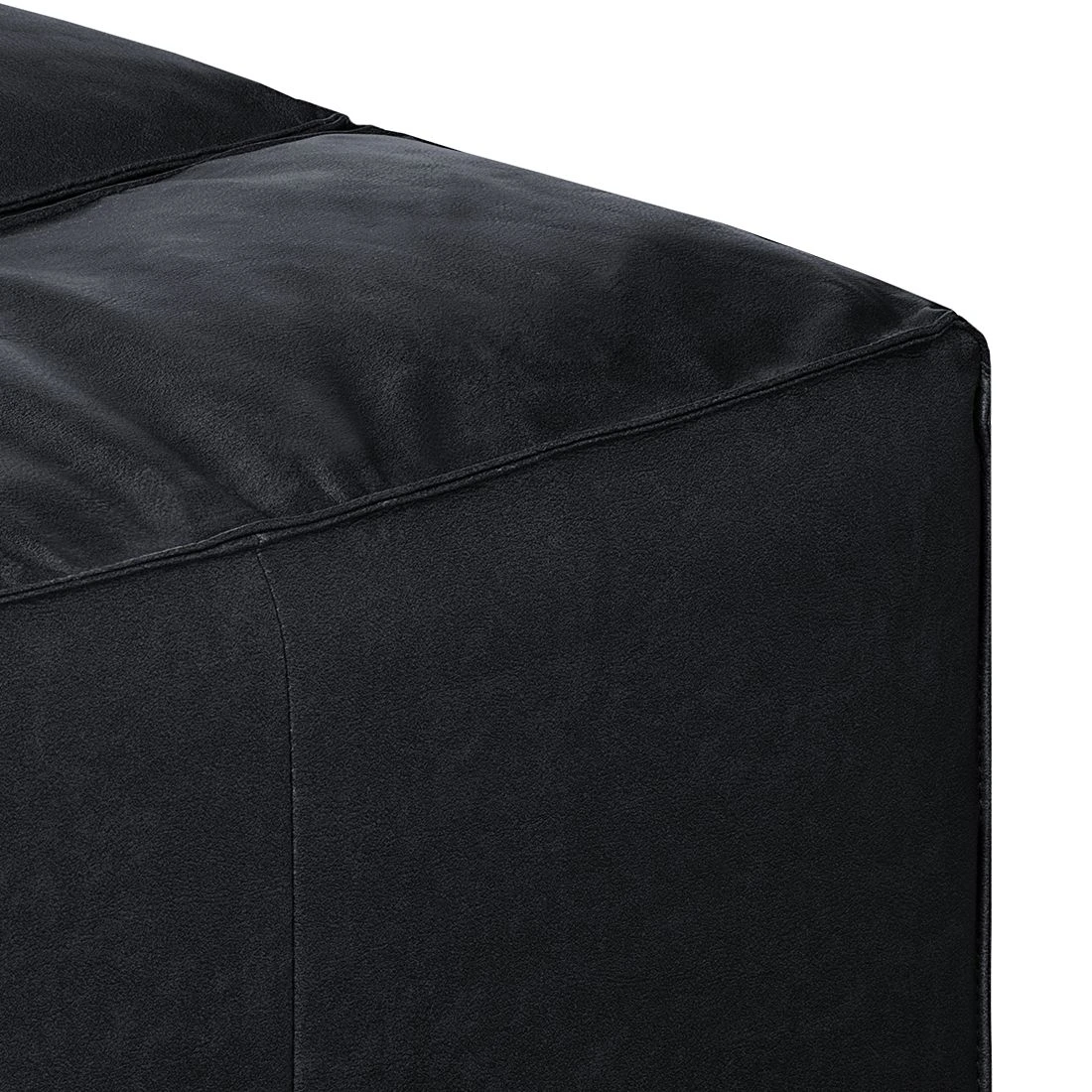 Loftscape Ecksofa Calli - Kunstleder Schwarz - Longchair davorstehend rechts 10 Loftscape Ecksofa Calli - Kunstleder Schwarz - Longchair davorstehend rechts – Bild 10