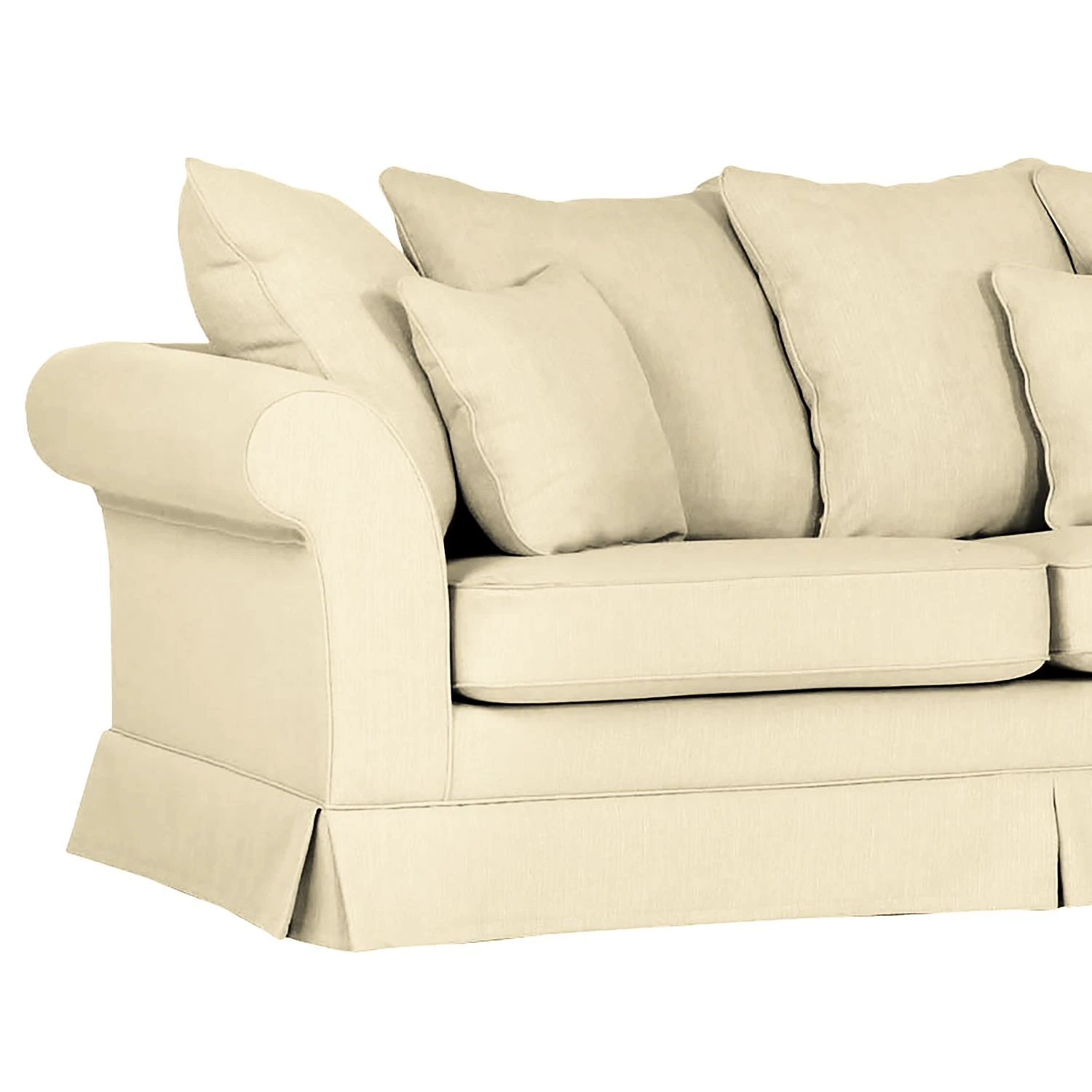 Maison Belfort Ecksofa Campagne III Webstoff - Beige 4 Maison Belfort Ecksofa Campagne III Webstoff - Beige – Bild 4