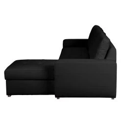 Fredriks Ecksofa Cavolo (mit Schlaffunktion) - Kunstleder Schwarz - Ottomane beidseitig montierbar -Wohnzimmermöbel boutique en ligne ecksofa cavolo mit schlaffunktion kunstleder schwarz ottomane rechts 1317935