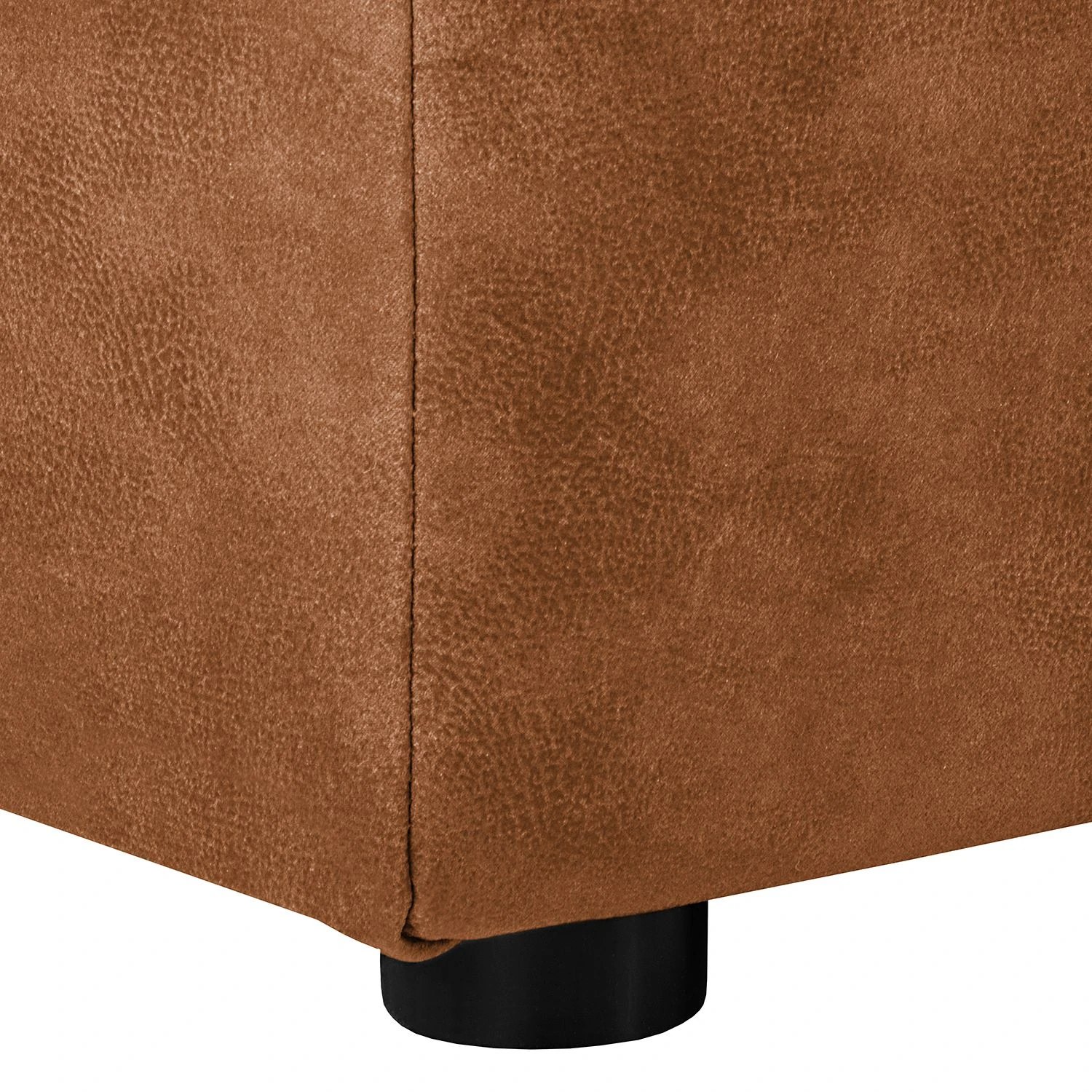 Ars manufacti Ecksofa Coolock Antiklederlook - Cognac - Ottomane davorstehend rechts 13 Ars manufacti Ecksofa Coolock Antiklederlook - Cognac - Ottomane davorstehend rechts – Bild 13