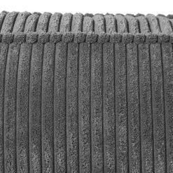 Naturoo Ecksofa Coolock Cord - Dunkelgrau - Ottomane davorstehend rechts -Wohnzimmermöbel boutique en ligne ecksofa coolock samtstoff ottomane davorstehend rechts dunkelgrau 4481192