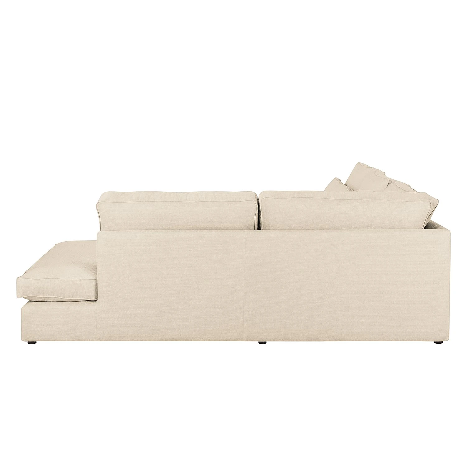 Naturoo Ecksofa Coolock Webstoff - Creme - Ottomane davorstehend rechts 6 Naturoo Ecksofa Coolock Webstoff - Creme - Ottomane davorstehend rechts – Bild 6