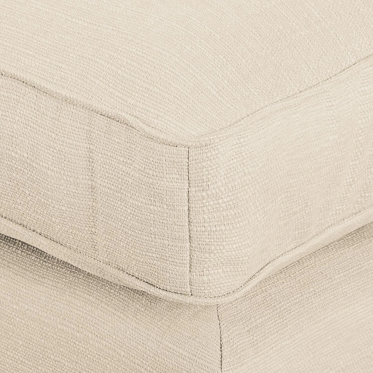 Naturoo Ecksofa Coolock Webstoff - Creme - Ottomane davorstehend rechts 12 Naturoo Ecksofa Coolock Webstoff - Creme - Ottomane davorstehend rechts – Bild 12
