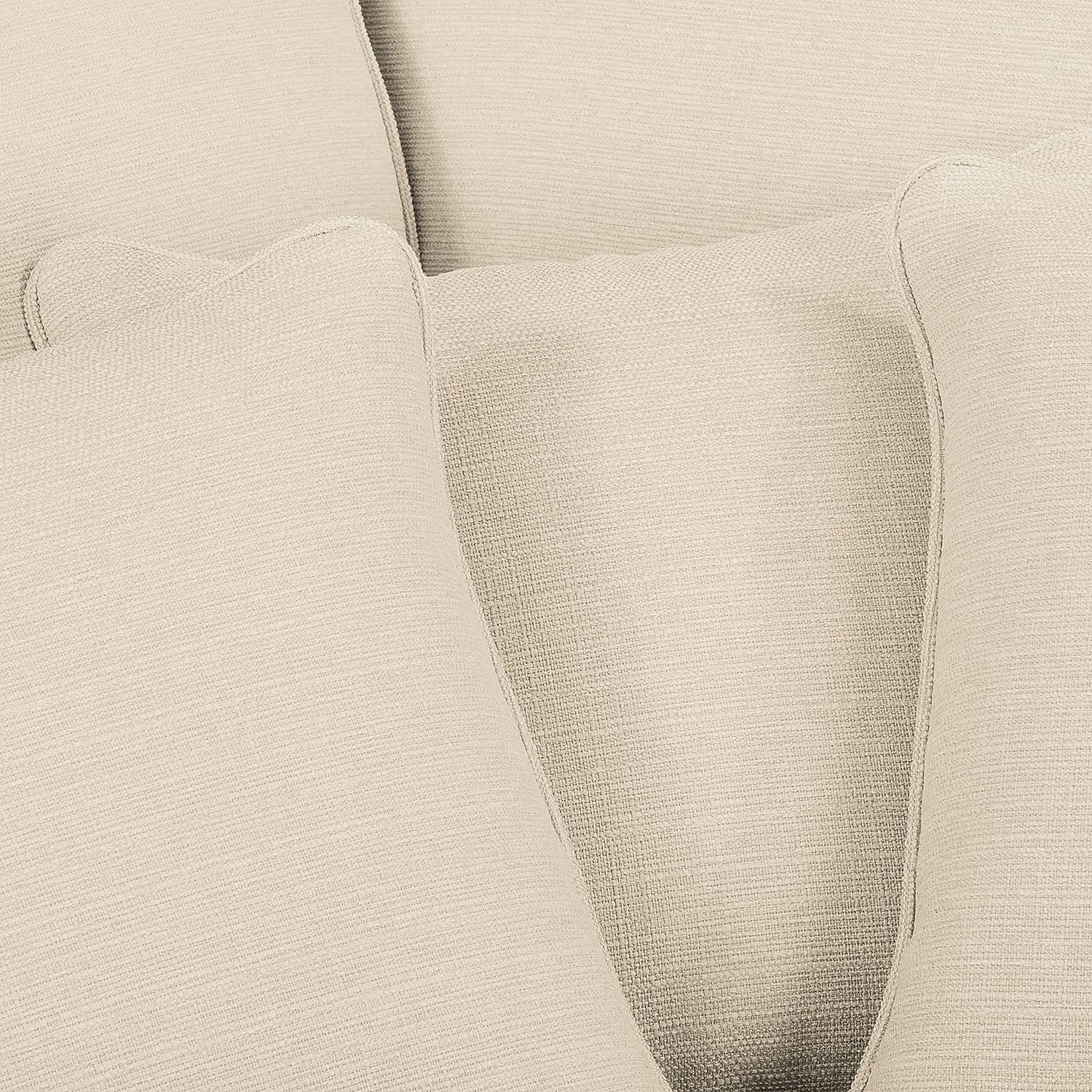 Naturoo Ecksofa Coolock Webstoff - Creme - Ottomane davorstehend rechts 13 Naturoo Ecksofa Coolock Webstoff - Creme - Ottomane davorstehend rechts – Bild 13