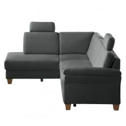Ars Natura Ecksofa Davao - Microfaser -Wohnzimmermöbel boutique en ligne ecksofa davao microfaser ottomane davorstehend links mit schlaffunktion dunkelgrau 4796844