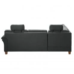 Ars Natura Ecksofa Davao - Microfaser -Wohnzimmermöbel boutique en ligne ecksofa davao microfaser ottomane davorstehend links mit schlaffunktion dunkelgrau 4796852
