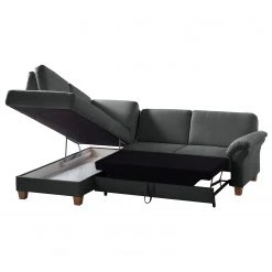 Ars Natura Ecksofa Davao - Microfaser -Wohnzimmermöbel boutique en ligne ecksofa davao microfaser ottomane davorstehend links mit schlaffunktion dunkelgrau 4796868