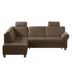 Ars Natura Ecksofa Davao - Microfaser -Wohnzimmermöbel boutique en ligne ecksofa davao microfaser ottomane davorstehend links mit schlaffunktion kokosnuss braun 4796780