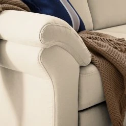 Ars Natura Ecksofa Davao Microfaser - Creme - Ottomane davorstehend rechts -Wohnzimmermöbel boutique en ligne ecksofa davao microfaser ottomane davorstehend rechts ohne schlaffunktion creme 4643460