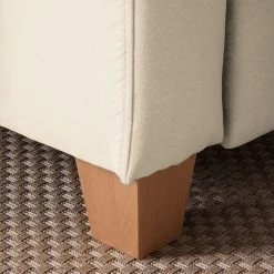 Ars Natura Ecksofa Davao Microfaser - Creme - Ottomane davorstehend rechts -Wohnzimmermöbel boutique en ligne ecksofa davao microfaser ottomane davorstehend rechts ohne schlaffunktion creme 4643472