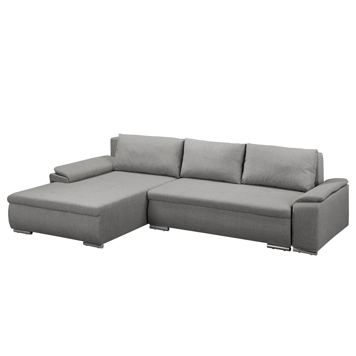 Fredriks Ecksofa Dengie (mit Schlaffunktion) - Strukturstoff 1 Fredriks Ecksofa Dengie (mit Schlaffunktion) - Strukturstoff