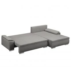Fredriks Ecksofa Dengie (mit Schlaffunktion) - Strukturstoff -Wohnzimmermöbel boutique en ligne ecksofa dengie mit schlaffunktion strukturstoff longchair davorstehend rechts platin 5055592