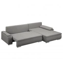 Fredriks Ecksofa Dengie (mit Schlaffunktion) - Strukturstoff -Wohnzimmermöbel boutique en ligne ecksofa dengie mit schlaffunktion strukturstoff longchair davorstehend rechts platin 5055600