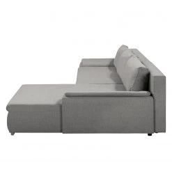 Fredriks Ecksofa Dengie (mit Schlaffunktion) - Strukturstoff -Wohnzimmermöbel boutique en ligne ecksofa dengie mit schlaffunktion strukturstoff longchair davorstehend rechts platin 5055608