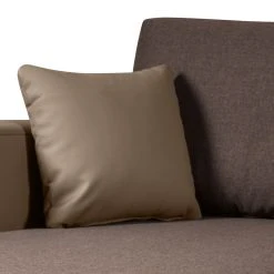 Fredriks Ecksofa Dublin II - (mit Schlaffunktion / beidseitig montierbar) - Kunstleder/Strukturstoff - Taupe / Braun -Wohnzimmermöbel boutique en ligne ecksofa dublin mit schlaffunktion kunstleder stoff taupe braun 289220