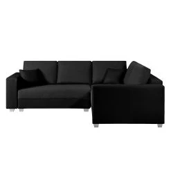 Fredriks Ecksofa Dublin I (mit Schlaffunktion) - Kunstleder/Strukturstoff - Schwarz - Breite: 254 cm -Wohnzimmermöbel boutique en ligne ecksofa dublin mit schlaffunktion kunstleder taupe strukturstoff schwarz 294539