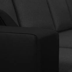 Fredriks Ecksofa Dublin I (mit Schlaffunktion) - Kunstleder/Strukturstoff - Schwarz - Breite: 254 cm -Wohnzimmermöbel boutique en ligne ecksofa dublin mit schlaffunktion kunstleder taupe strukturstoff schwarz 294546