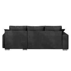 Ars manufacti Ecksofa Dulmen - (mit Schlaffunktion / beidseitig montierbar) - Antiklederoptik - Schwarz -Wohnzimmermöbel boutique en ligne ecksofa dulmen mit schlaffunktion samtstoff longchair beidseitig montierbar schwarz 1231762