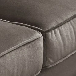 Eva Padberg Collection Ecksofa Edina Samt - Muskat - Longchair davorstehend links - Ohne Hocker -Wohnzimmermöbel boutique en ligne ecksofa edina samt longchair ottomane davorstehend links ohne hocker muskat 4690352