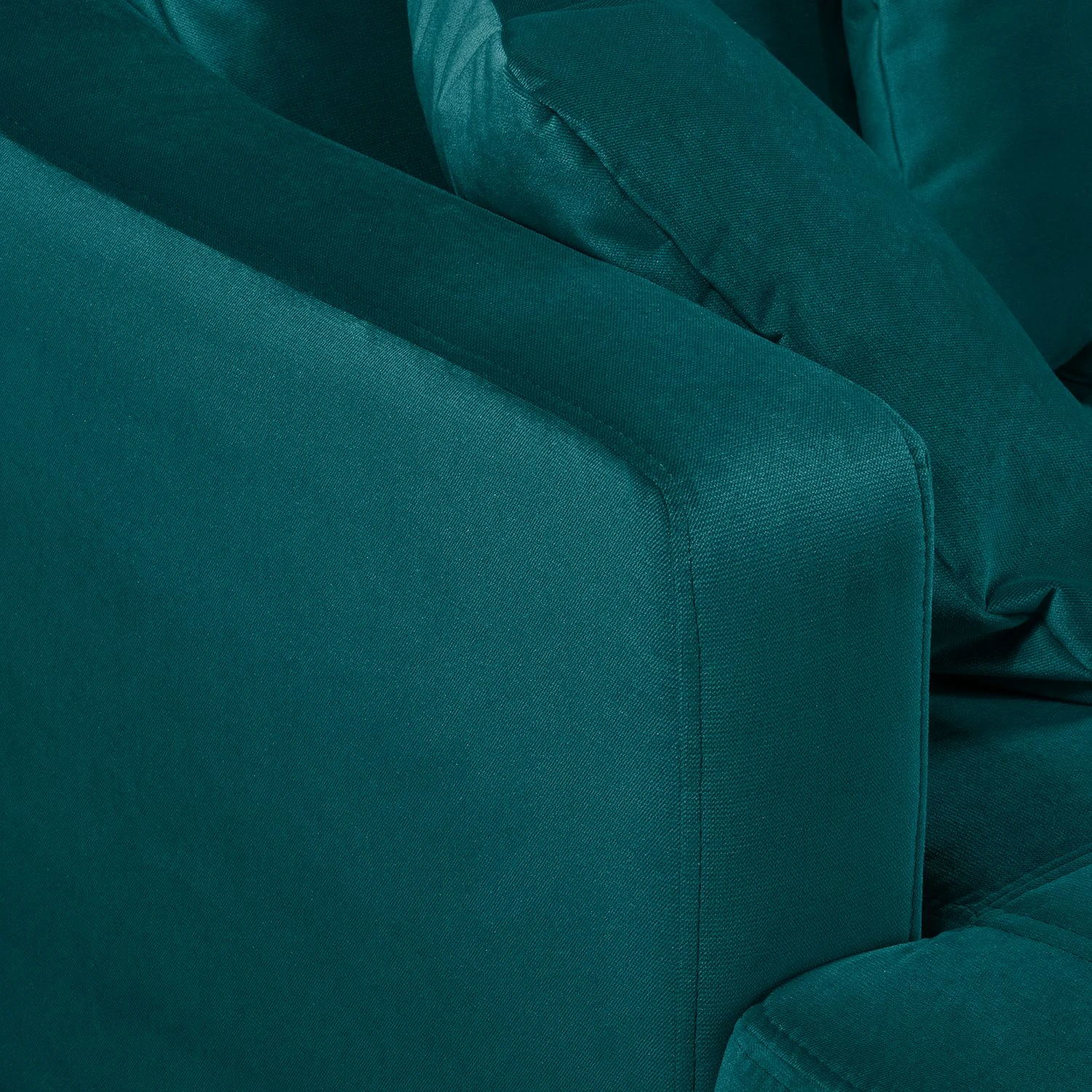 Jack & Alice Ecksofa Elnora - Türkis - Ottomane davorstehend links - Ohne Hocker 15 Jack & Alice Ecksofa Elnora - Türkis - Ottomane davorstehend links - Ohne Hocker – Bild 15