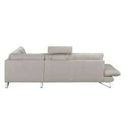 Fredriks Ecksofa Enzo - Strukturstoff Beige - Ottomane davorstehend rechts - Mit 2 Kopfstützen -Wohnzimmermöbel boutique en ligne ecksofa enzo strukturstoff beige ottomane davorstehend rechts 417973