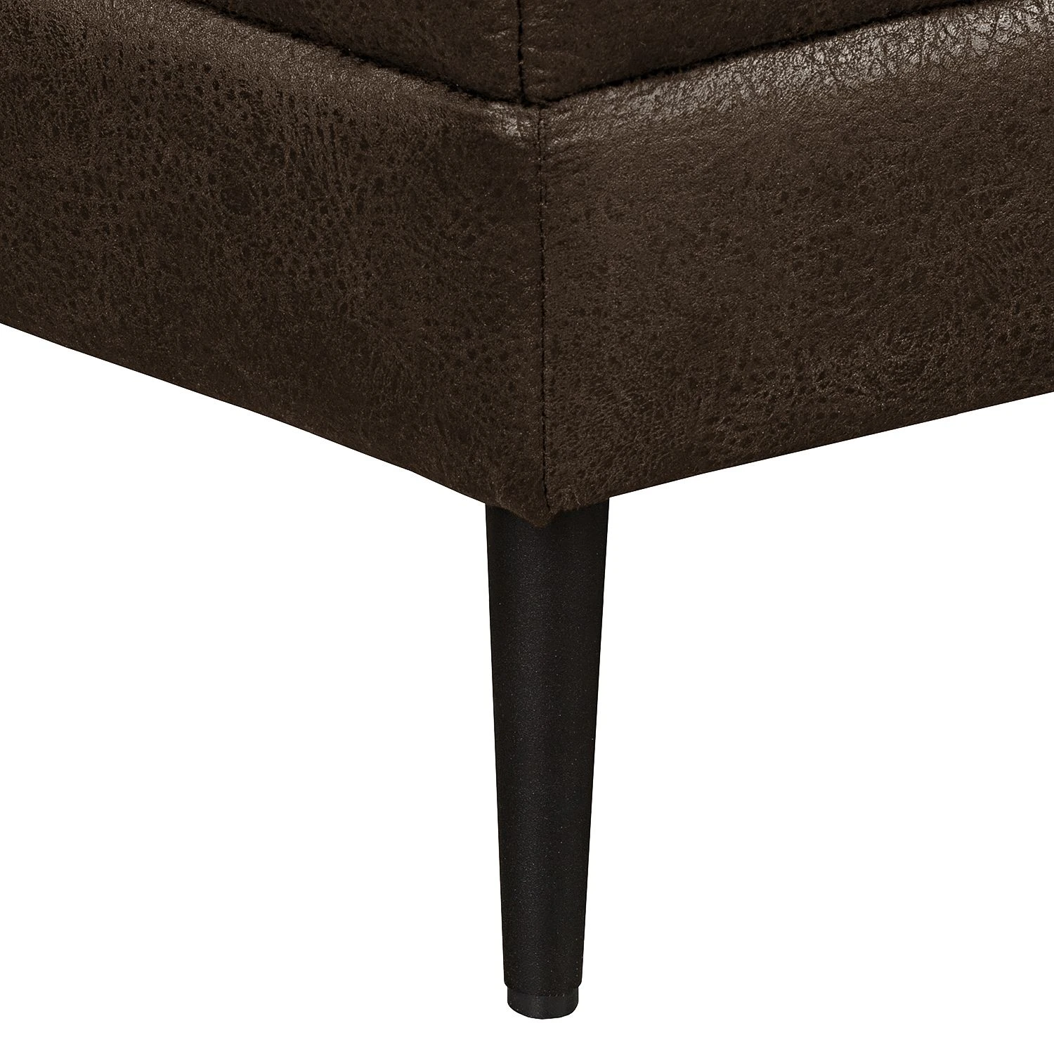 Ars manufacti Ecksofa Flesk Antiklederlook - Braun - Ottomane davorstehend links - Mit Hocker 9 Ars manufacti Ecksofa Flesk Antiklederlook - Braun - Ottomane davorstehend links - Mit Hocker – Bild 9