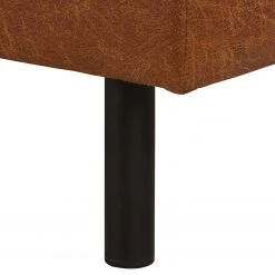 Ars manufacti Ecksofa FORT DODGE - Antiklederlook - Microfaser Yaka: Cognac - Longchair davorstehend rechts - Ohne Schlaffunktion -Wohnzimmermöbel boutique en ligne ecksofa fort dodge antiklederlook longchair davorstehend rechts cognac 4669348