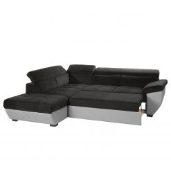 Cotta Ecksofa Estoi (mit Schlaffunktion) - Kunstleder / Flachgewebe - Kies / Dunkelbraun - Ottomane davorstehend links -Wohnzimmermöbel boutique en ligne ecksofa fuseta mit schlaffunktion kunstleder flachgewebe ottomane davorstehend links 4112220