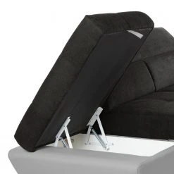 Cotta Ecksofa Estoi (mit Schlaffunktion) - Kunstleder / Flachgewebe - Kies / Dunkelbraun - Ottomane davorstehend links -Wohnzimmermöbel boutique en ligne ecksofa fuseta mit schlaffunktion kunstleder flachgewebe ottomane davorstehend links 4112244