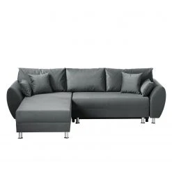 Roomscape Ecksofa Glenrock (mit Schlaffunktion) - beidseitig montierbar - Microfaser - Grau -Wohnzimmermöbel boutique en ligne ecksofa glenrock mit schlaffunktion beidseitig montierbar microfaser grau 4606988