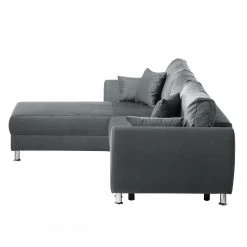 Roomscape Ecksofa Glenrock (mit Schlaffunktion) - beidseitig montierbar - Microfaser - Grau -Wohnzimmermöbel boutique en ligne ecksofa glenrock mit schlaffunktion beidseitig montierbar microfaser grau 4606992